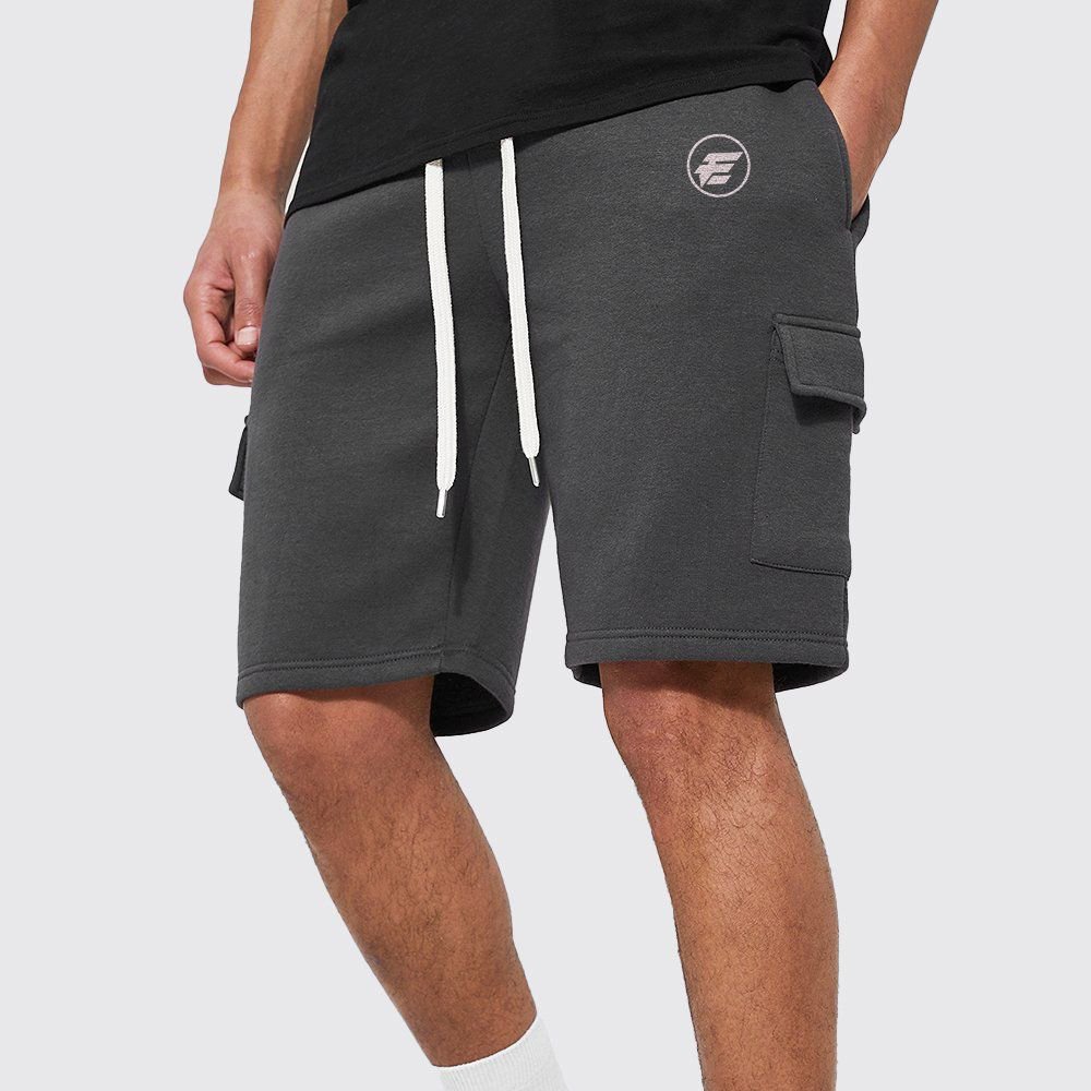 Plus Bm Applique Jersey Shorts