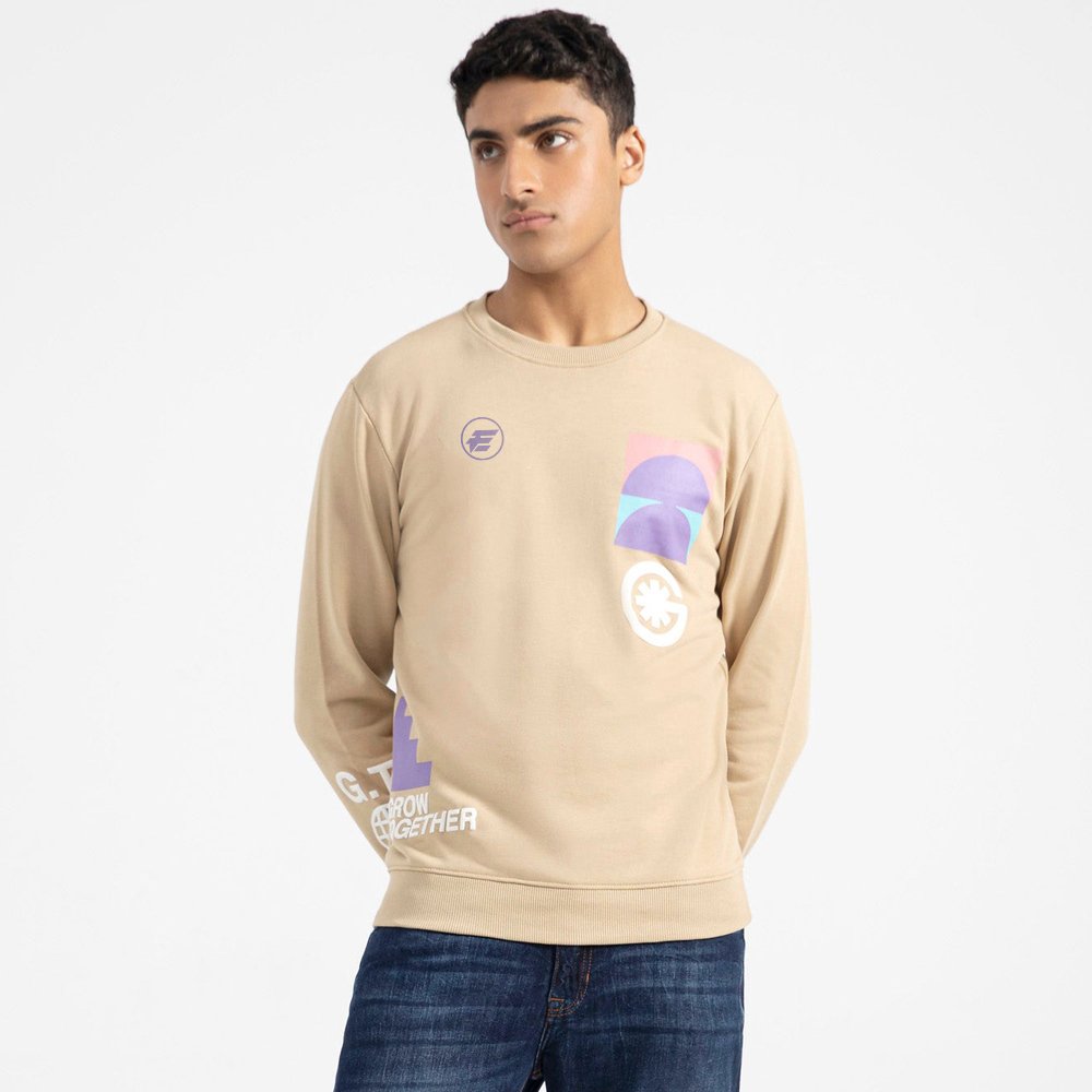 Plus Pop Smoke Monochrome Sweatshirt