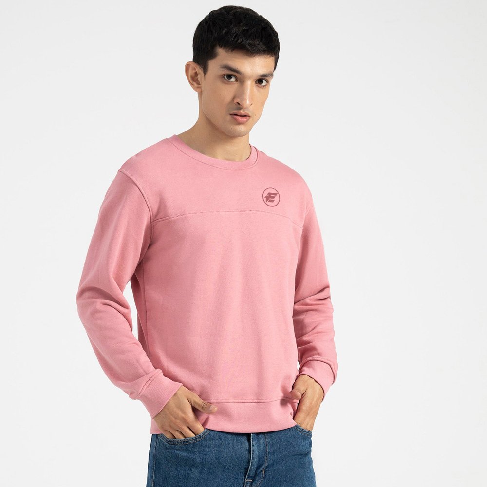 Oversized Revere Sweatshirt Polo – Charcoal